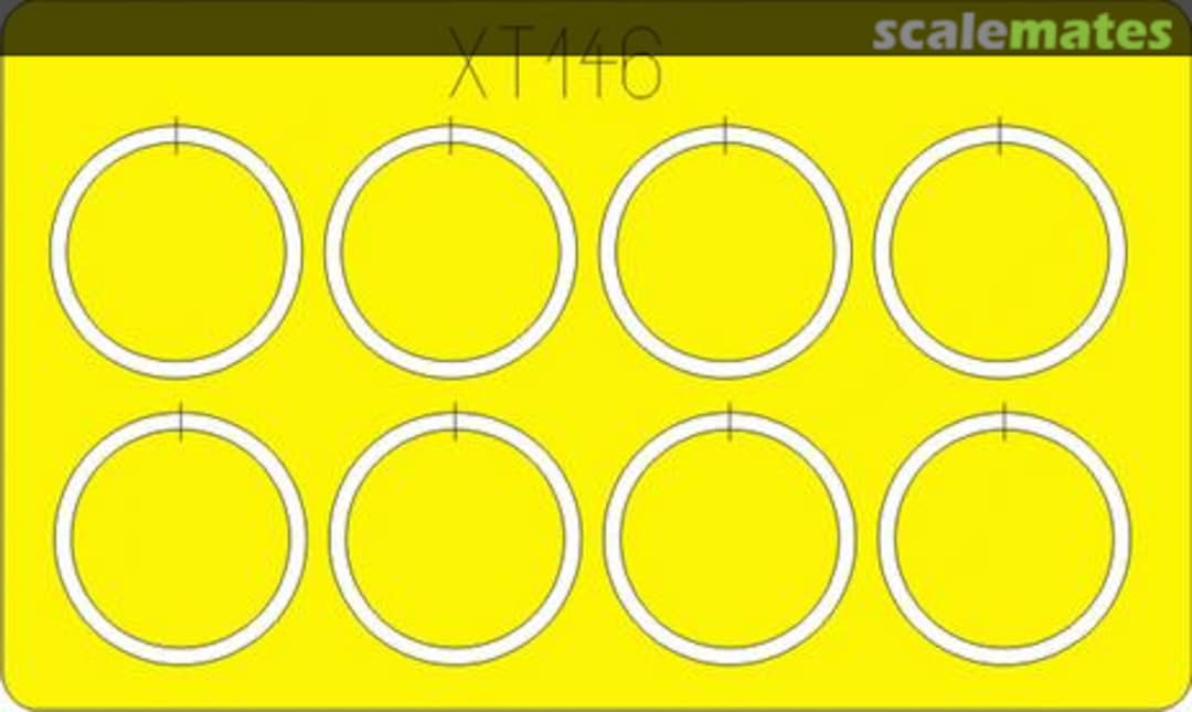 Boxart Bofors 40mm AA gun wheels XT146 Eduard