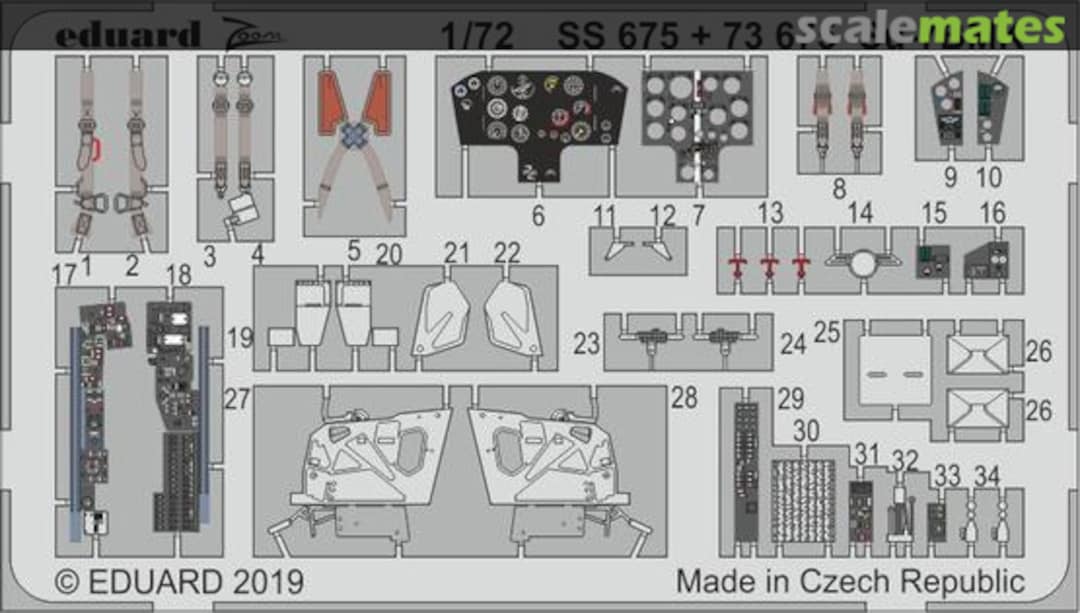 Boxart Su-7BMK Fitter SS675 Eduard