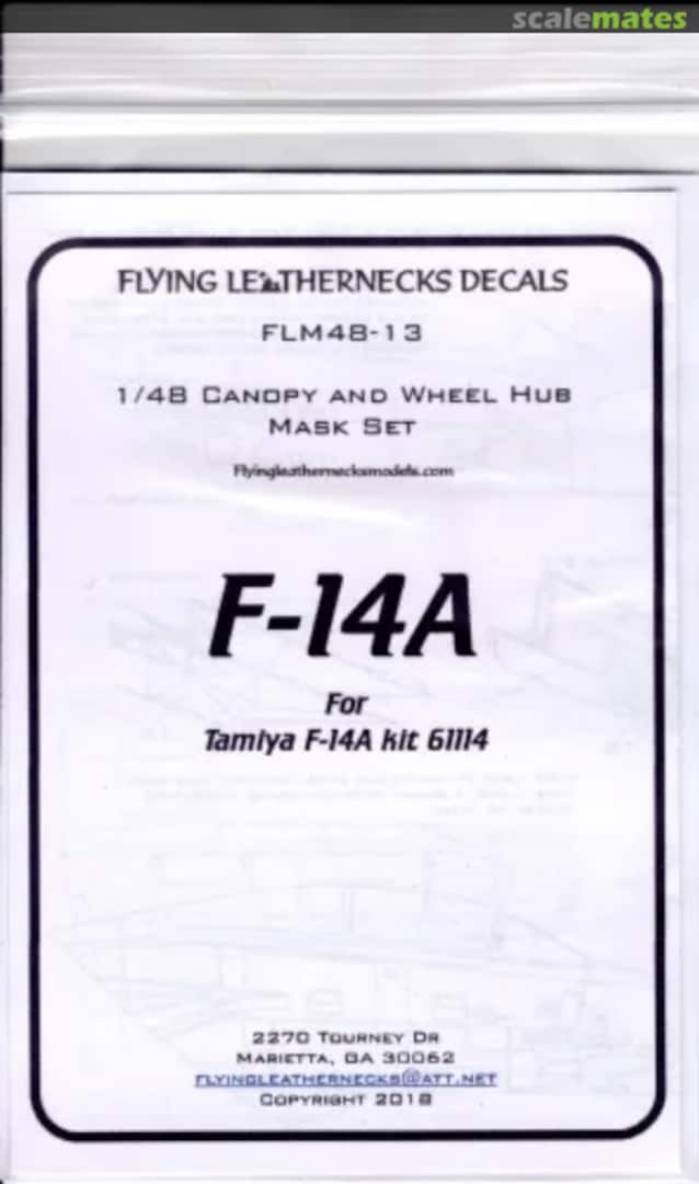 Boxart F-14A FLM48-13 Flying Leathernecks