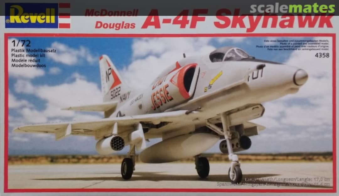 Boxart McDonnell Douglas A-4F Skyhawk 4358 Revell