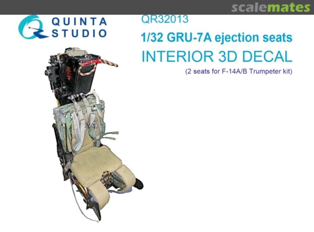 Boxart GRU-7A Ejection Seats interior 3D decals QR32013 Quinta Studio