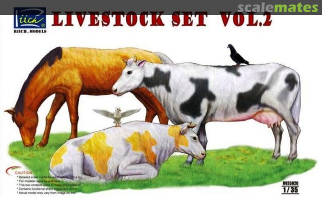 Boxart Livestock Set RV35015 Riich.Models