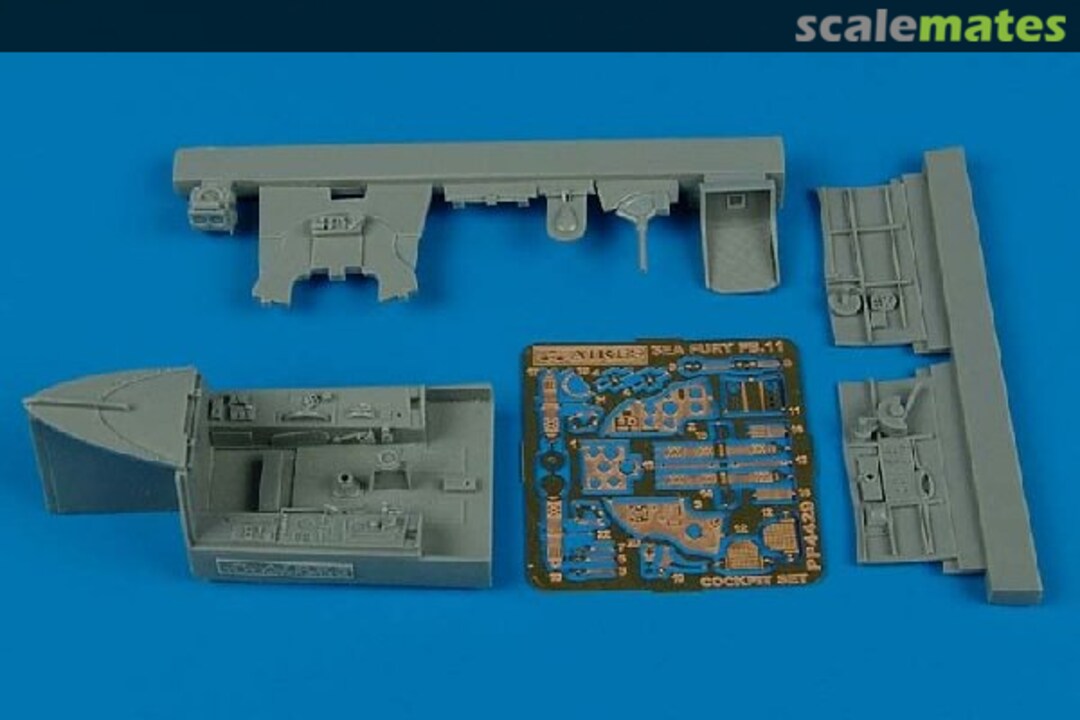 Boxart Sea Fury cockpit set 4429 Aires