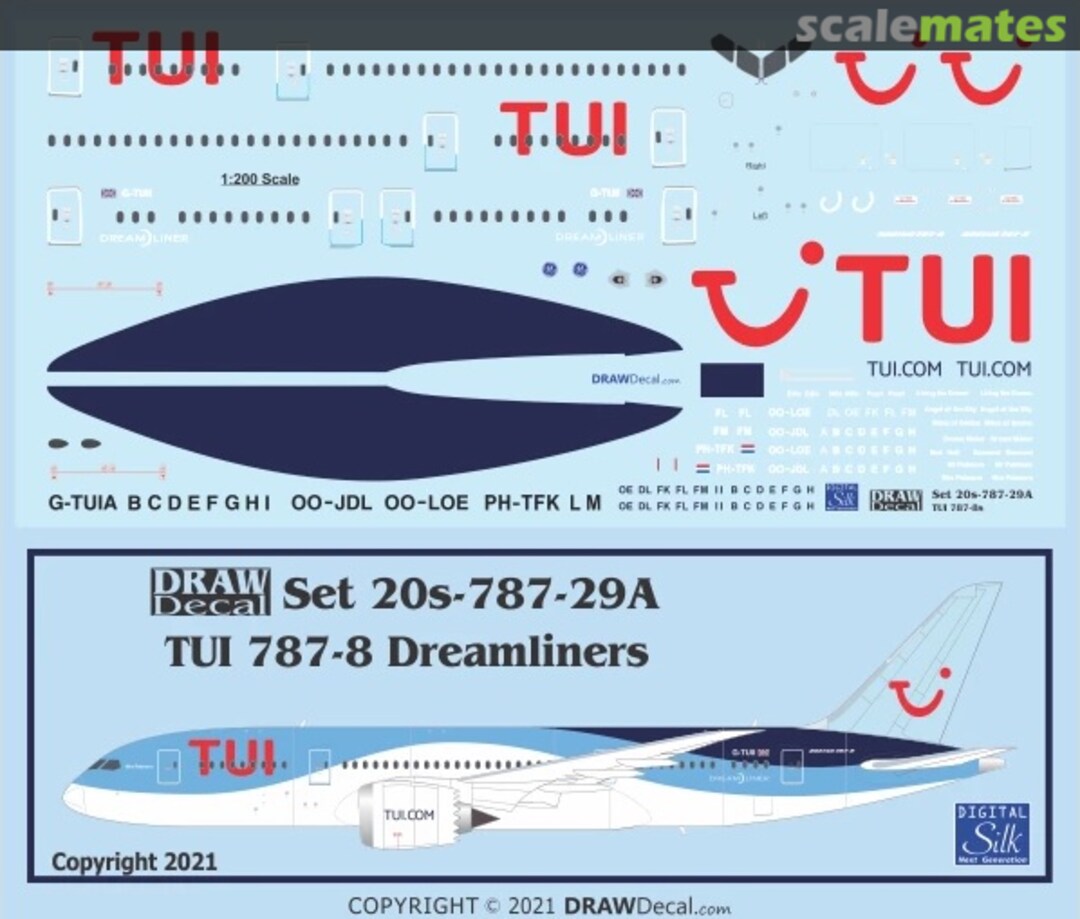 Boxart TUI 787-8 Dreamliners 20-787-29A Draw Decal