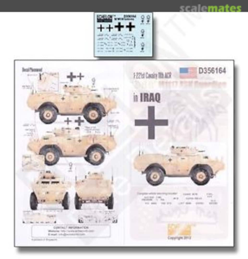 Boxart "DAK" M1117 ASV Guardian in Iraq D356164 Echelon Fine Details