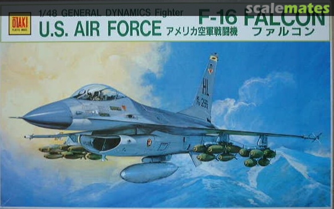 Boxart General Dynamics Fighter F-16 Falcon OT2-38 Otaki