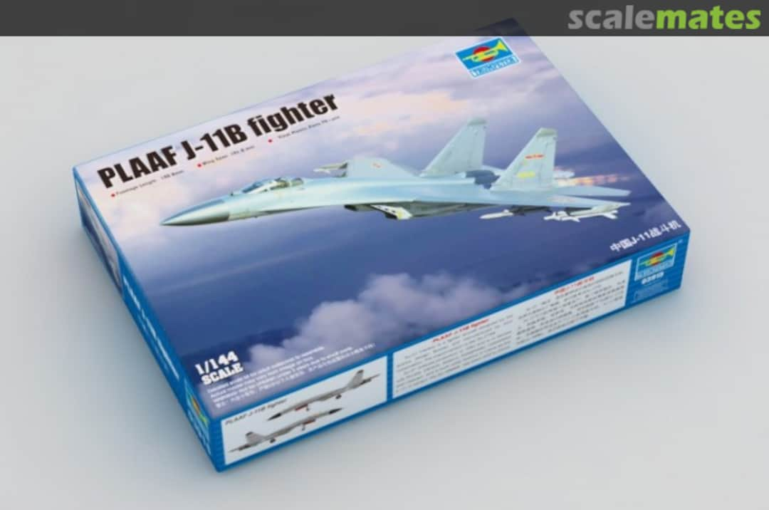 Boxart PLAAF J-11B fighter 03915 Trumpeter