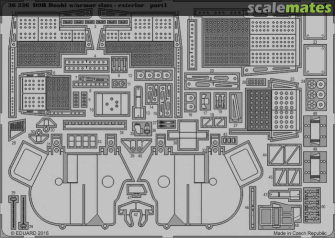 Boxart D9R Doobi w/ armor slats - exterior 36336 Eduard