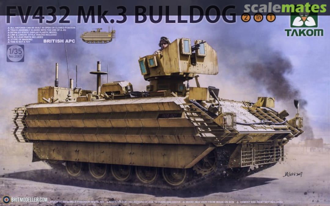 Boxart FV432 Mk.3 Bulldog 2067 Takom