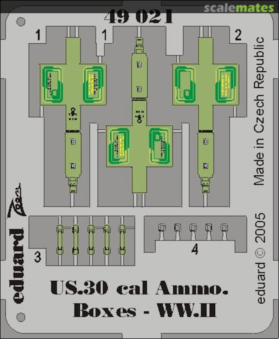 Boxart US Cal.0.30 Ammo. Boxes WWII 49021 Eduard