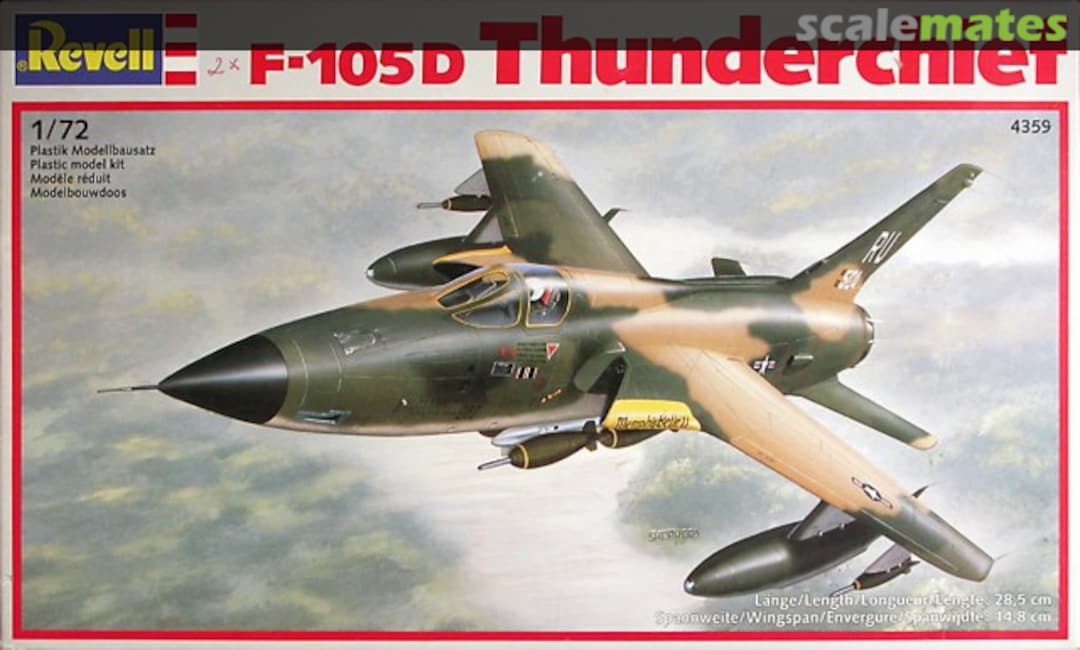 Boxart F-105D Thunderchief 4359 Revell