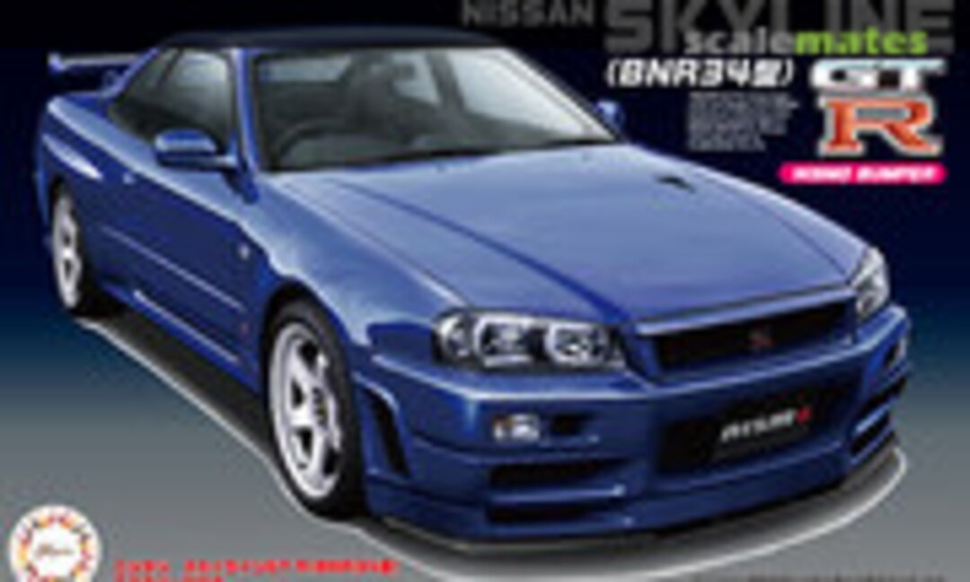 1:24 Skyline GT-R BNR34 w/Nismo Parts (Fujimi 04660)