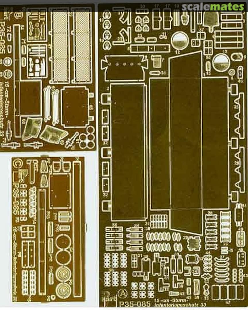 Boxart 15cm Sturmintanteriegeschutz 33 P35-085 Part