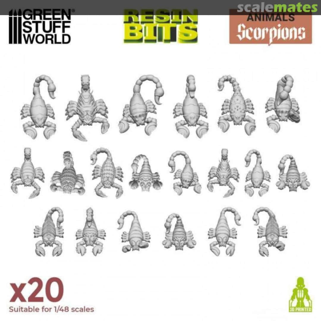 Boxart Scorpions x20 12667 Green Stuff World