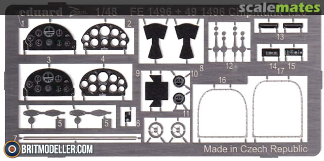 Boxart Chipmunk T.20 detail set FE1496 Eduard