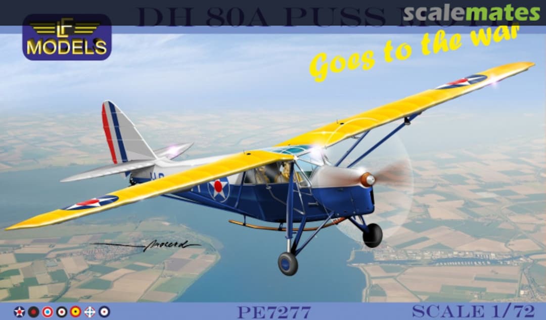 Boxart DH80A Puss Moth PE7277 LF Models