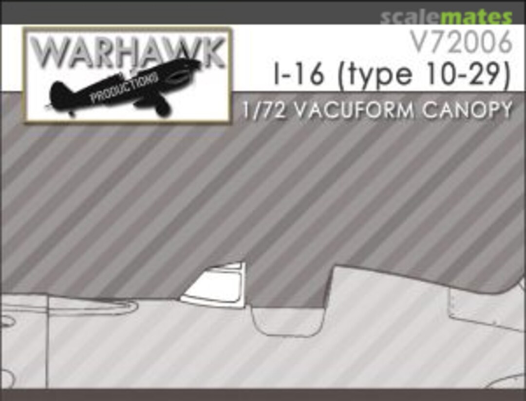 Boxart I-16 (series 10 - 29) V72006 Warhawk Productions