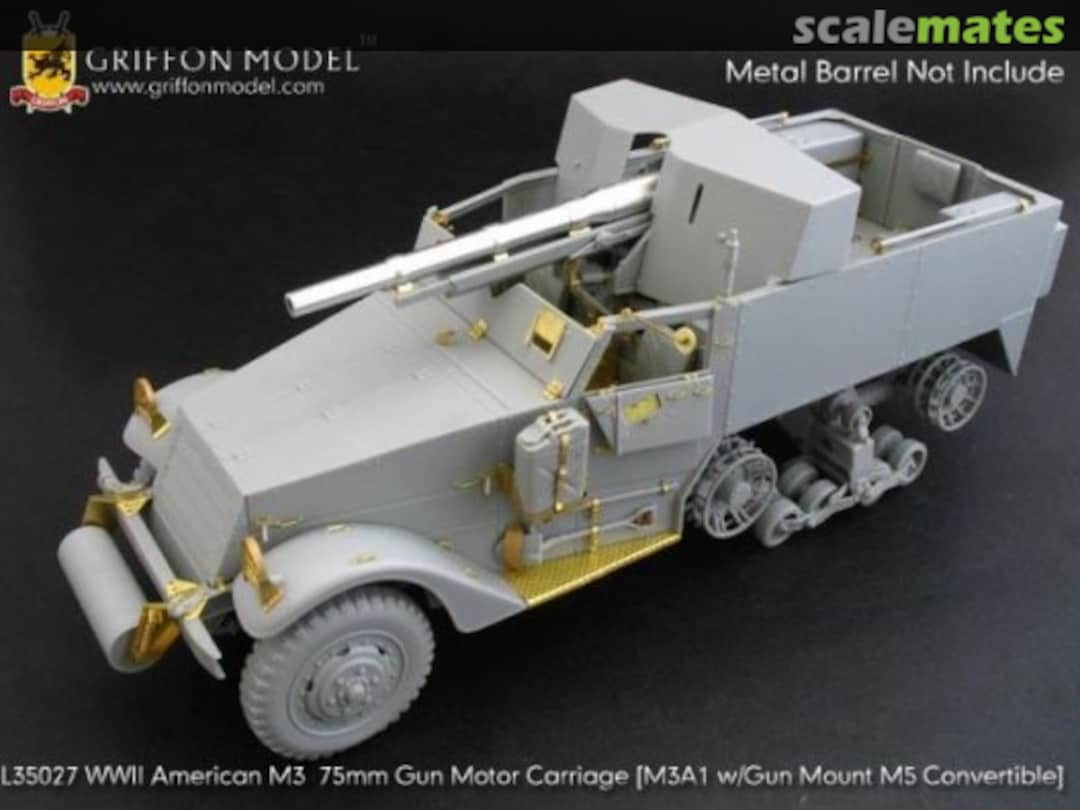 Boxart M3 75mm Gun Motor Carriage L35027 Griffon Model