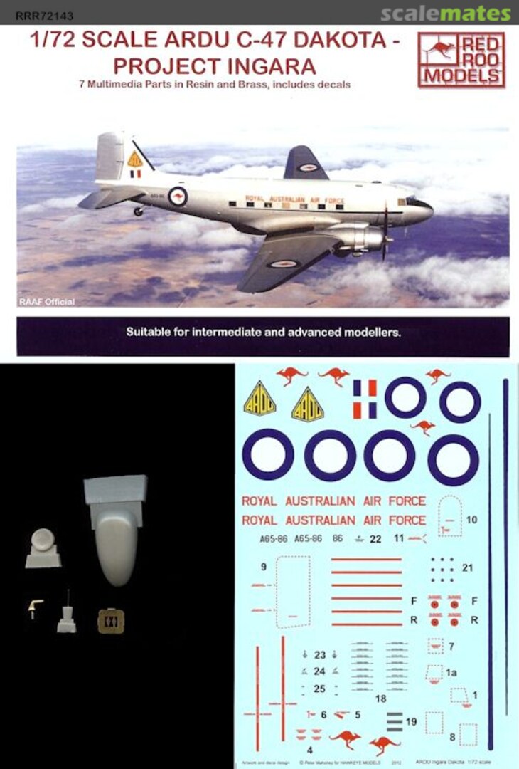 Boxart ARDU C-47 Dakota - Project Ingara RRR72143 Red Roo Models