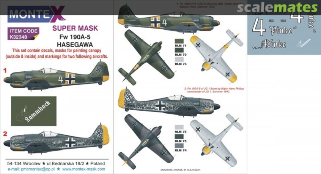 Boxart Fw 190A-5 K32348 Montex