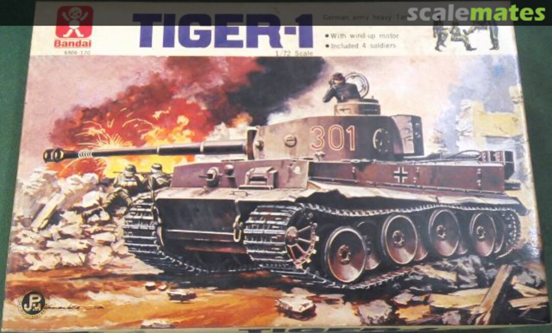 Boxart Tiger I 6406 Bandai