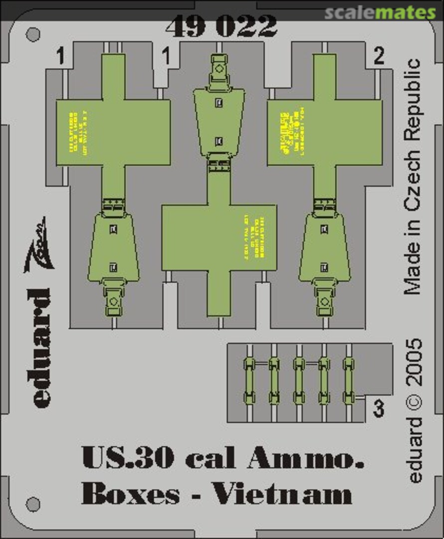 Boxart US Cal.0.30 Ammo. Boxes Vietnam 49022 Eduard