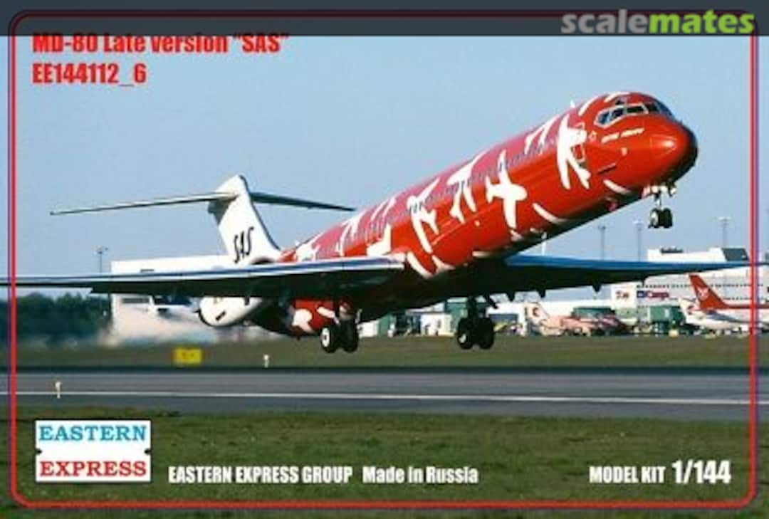 Boxart MD-80 Late version "SAS" EE144112_6 Eastern Express