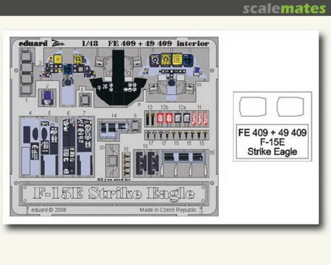 Boxart F-15E interior S.A. FE409 Eduard