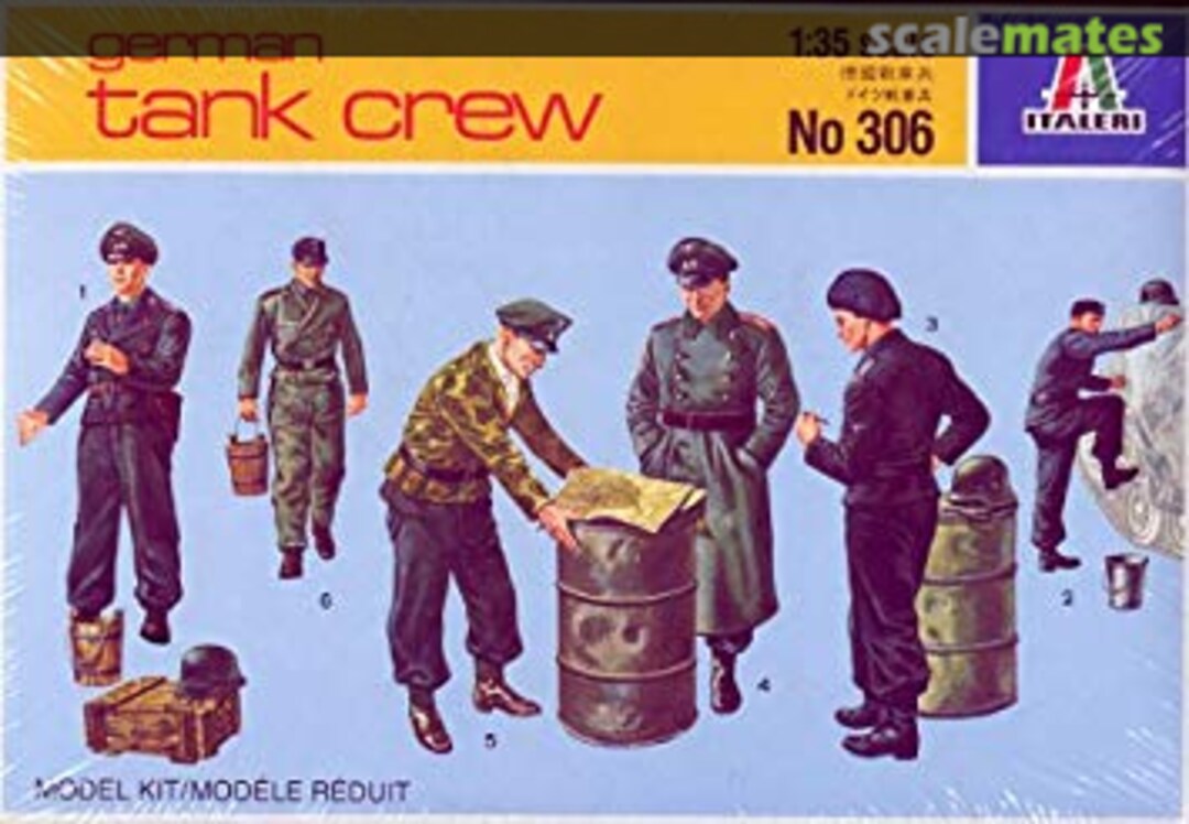 Boxart German Tank Crew 306 Italeri