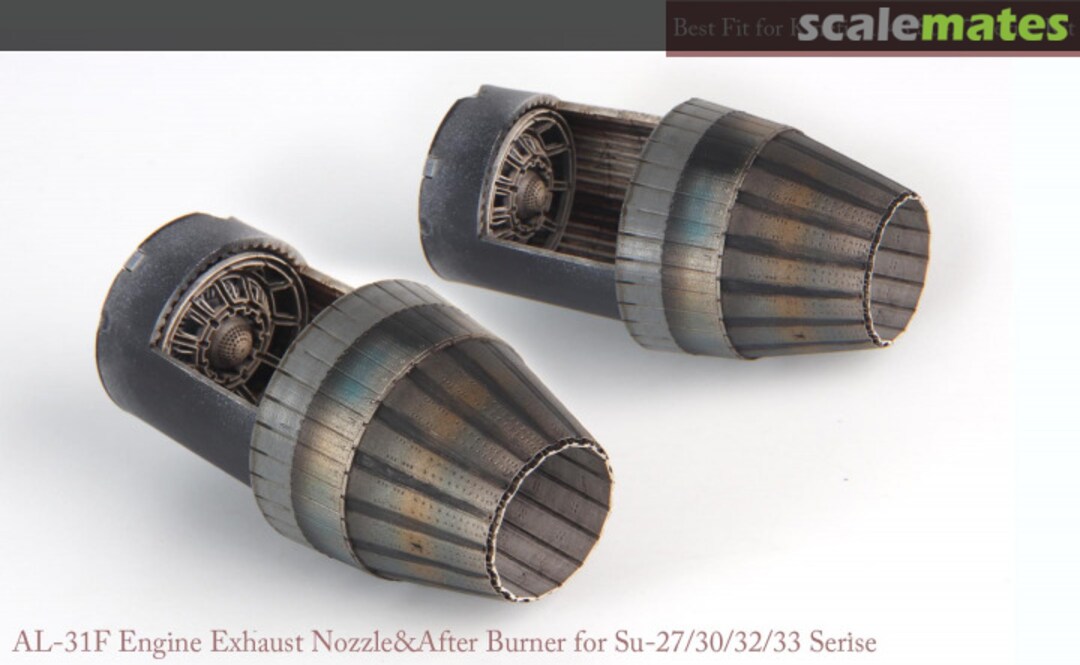 Boxart Su-27/30/33 exhaust nozzle & afterburner set (Closed) MA-48097 KA Models