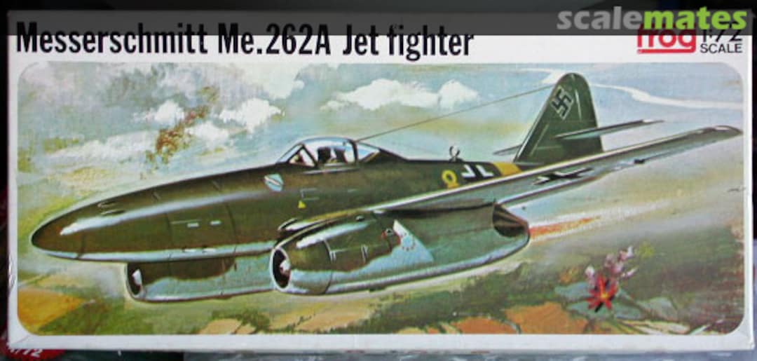 Boxart Messerschmitt Me.262A Jet Fighter F248 FROG