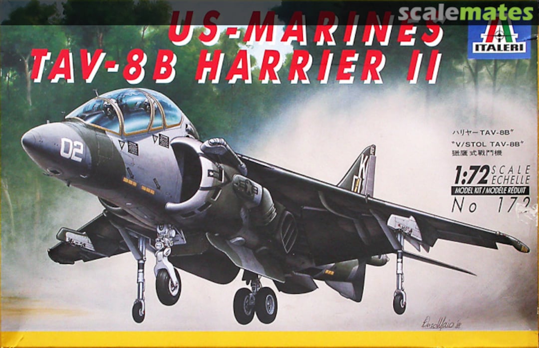 Boxart TAV-8B Harrier II 172 Italeri