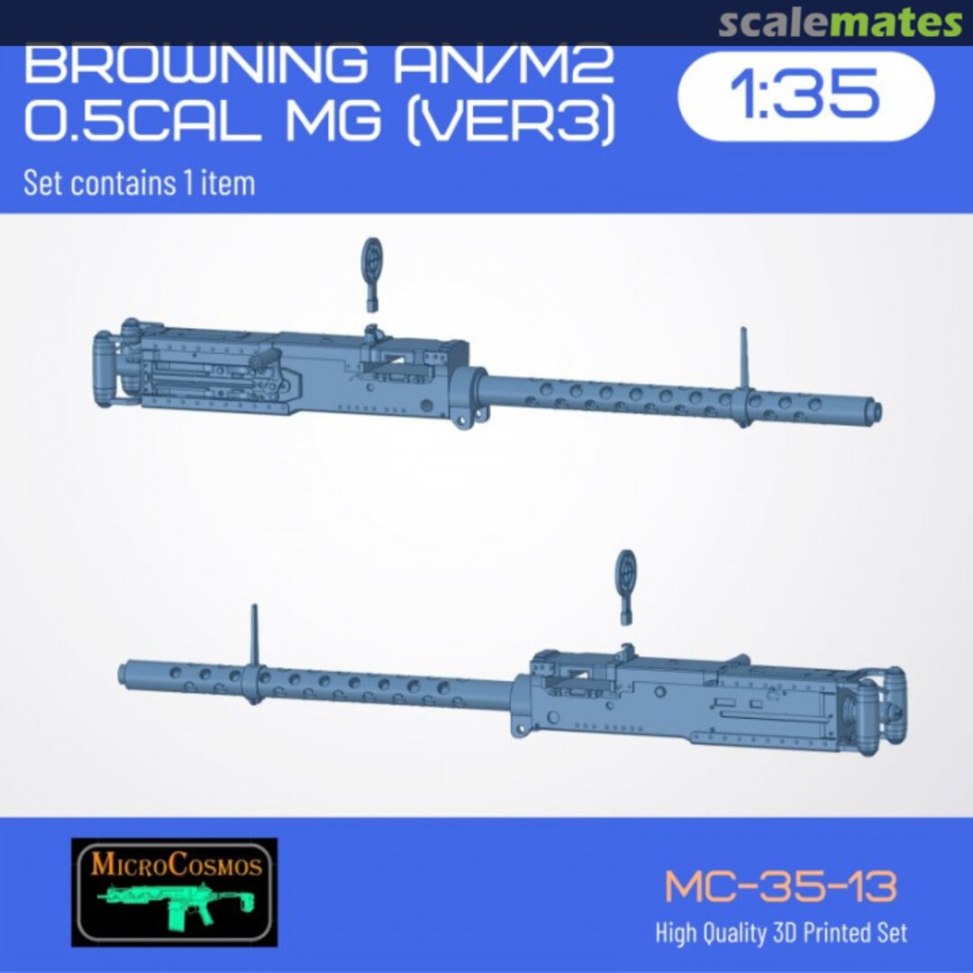 Boxart Browning AN/M2 Cal 0.50 Ver 3 MC-35-13 3D MicroCosmos