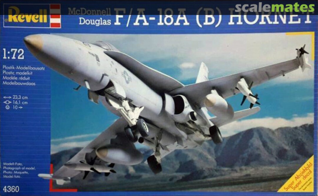 Boxart McDonnell Douglas F/A-18A (B) Hornet 4360 Revell