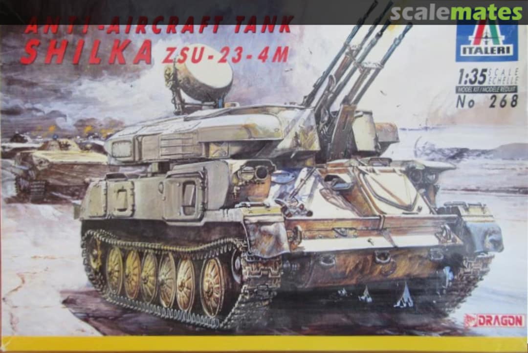 Boxart Shilka ZSU - 23 - 4M 268 Italeri