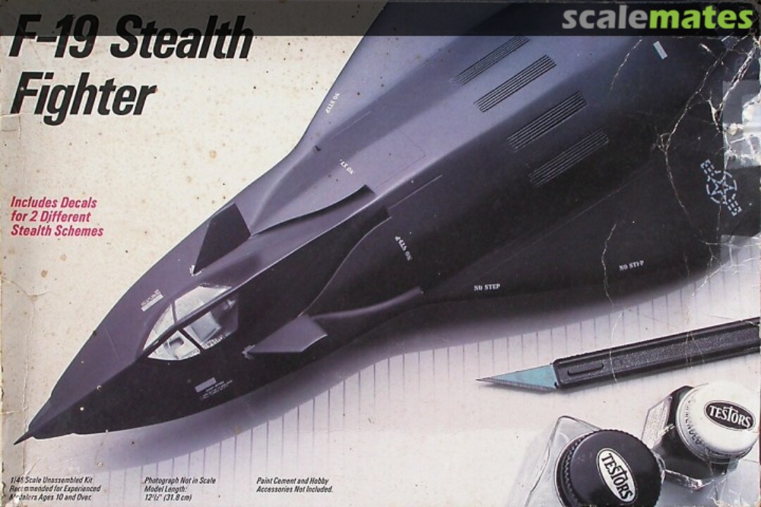 Boxart F-19 Stealth Fighter 595 Testors