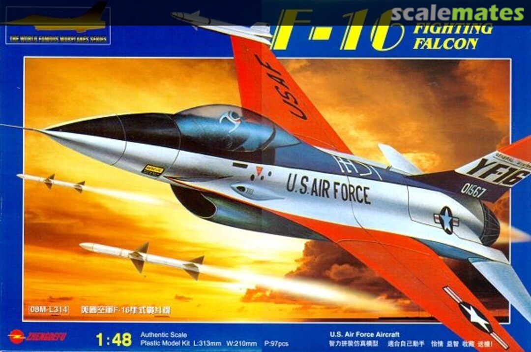 Boxart F-16 Fighting Falcon 08M-L314 Zhengdefu