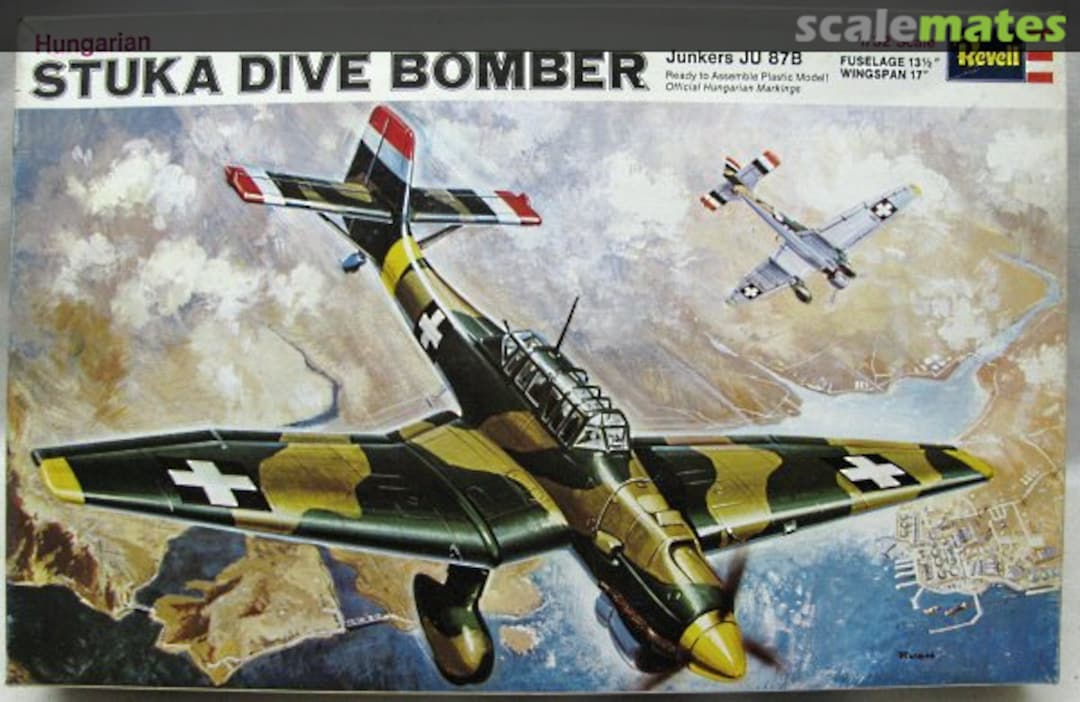 Boxart Hungarian Stuka Dive Bomber Junkers Ju 87B H-153 Revell