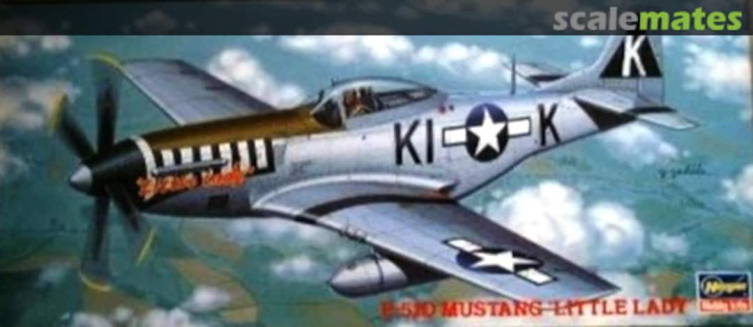 Boxart P-51D Mustang `Little Lady´ AP156 Hasegawa