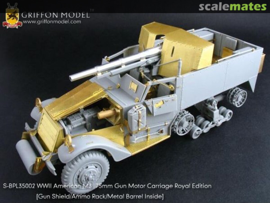 Boxart M3 75mm Gun Motor Carriage Royal Edition ~Dragon~ SBPL35002 Griffon Model