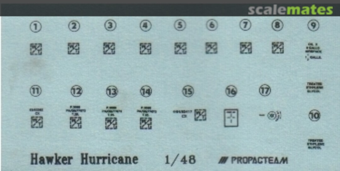 Boxart Hawker Hurricane Stencils 01248 Propagteam