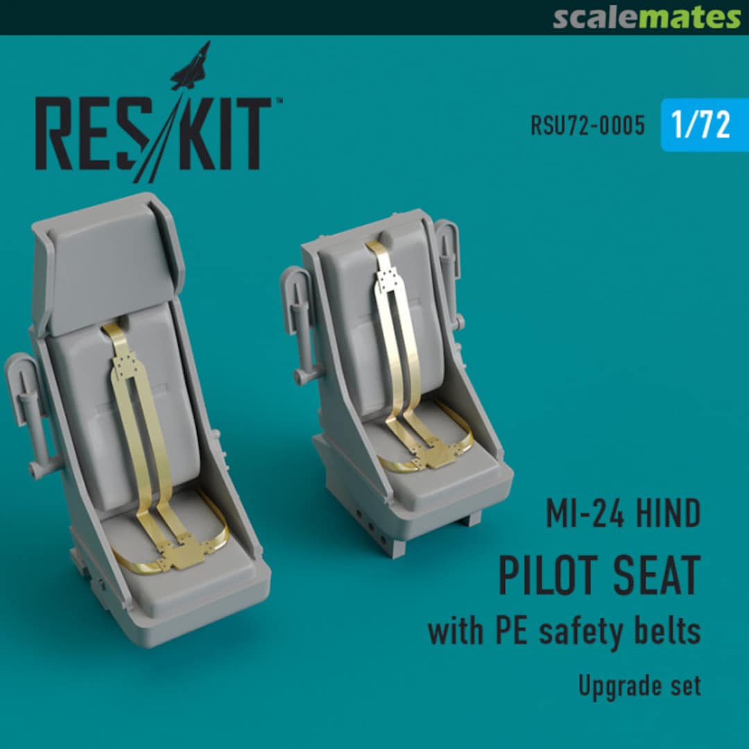 Boxart Mi-24 Hind - Pilot Seat w/ PE Safety Belts RSU72-0005 ResKit