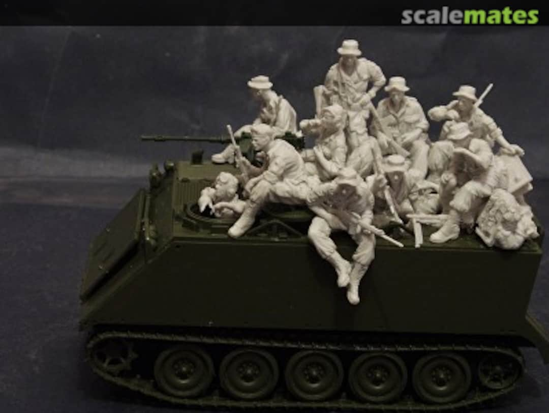 Boxart Anzac Squad+stowage M113 Vietnam ACM35025 AC Models