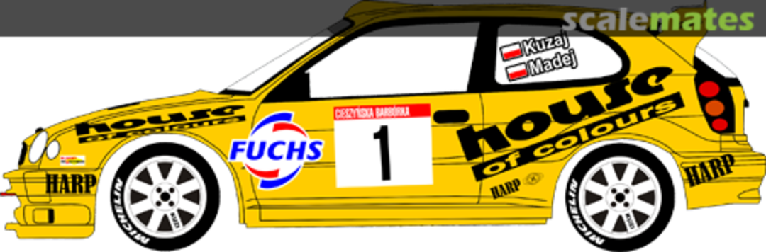 Boxart Toyota Corolla WRC (K-AM 667) "house of colors" 24053 MF-Zone