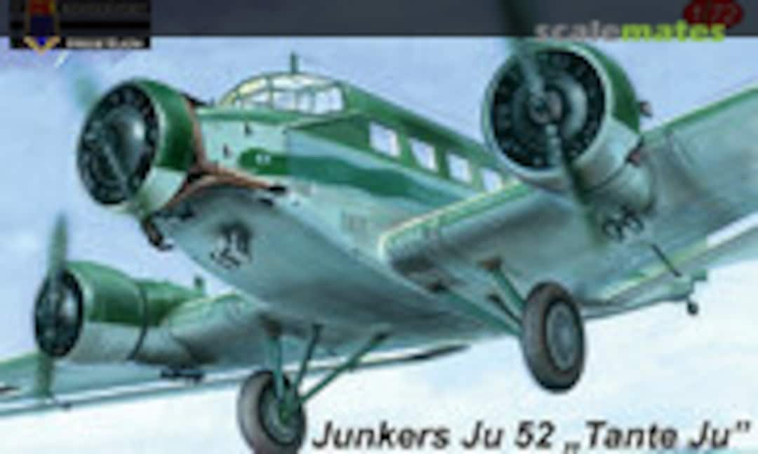 1:72 Junkers Ju 52 „Tante Ju&quot; (Kovozávody Prostějov KPM0128)