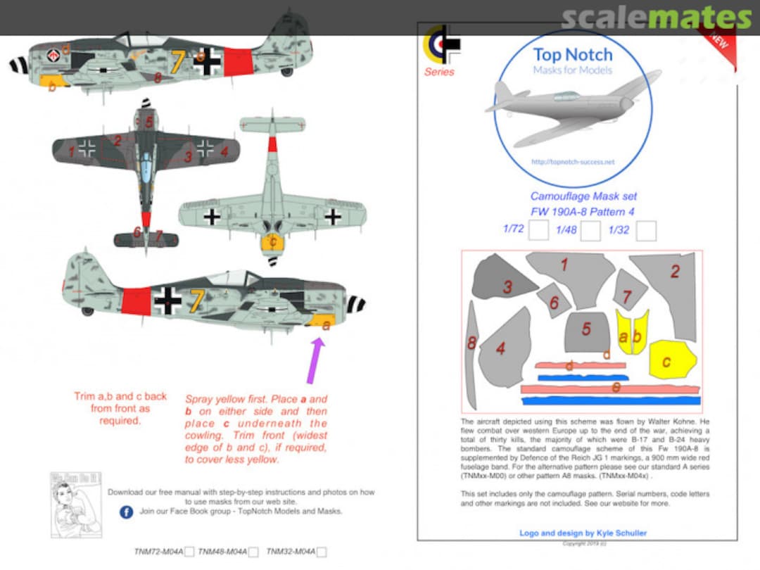 Boxart FW190-A8 (Pattern 4) TNM32-M04D TopNotch