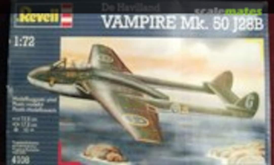 1:72 De Havilland Vampire Mk. 50 J28B (Revell 4108)