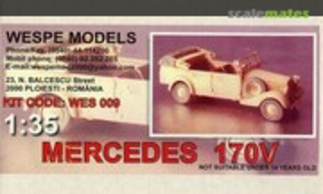 1:35 Mercedes 170V (Wespe Models WES009)