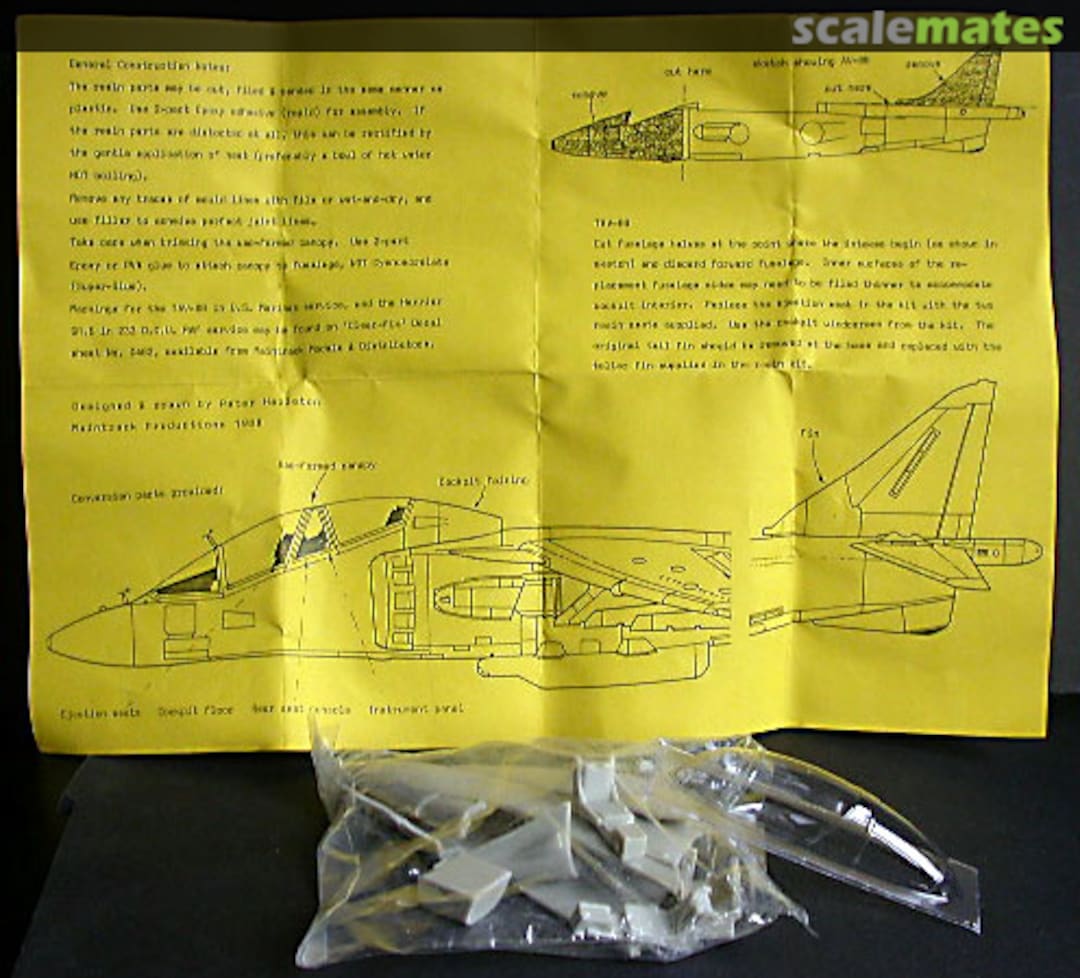 Boxart McDD TAV-8B Harrier II / Harrier T.10/12 47:17 Maintrack Models