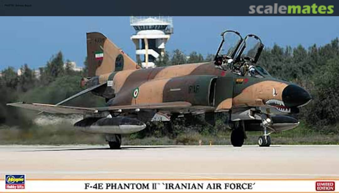 Boxart F-4E Phantom II 'Iranian Air Force' 01990 Hasegawa